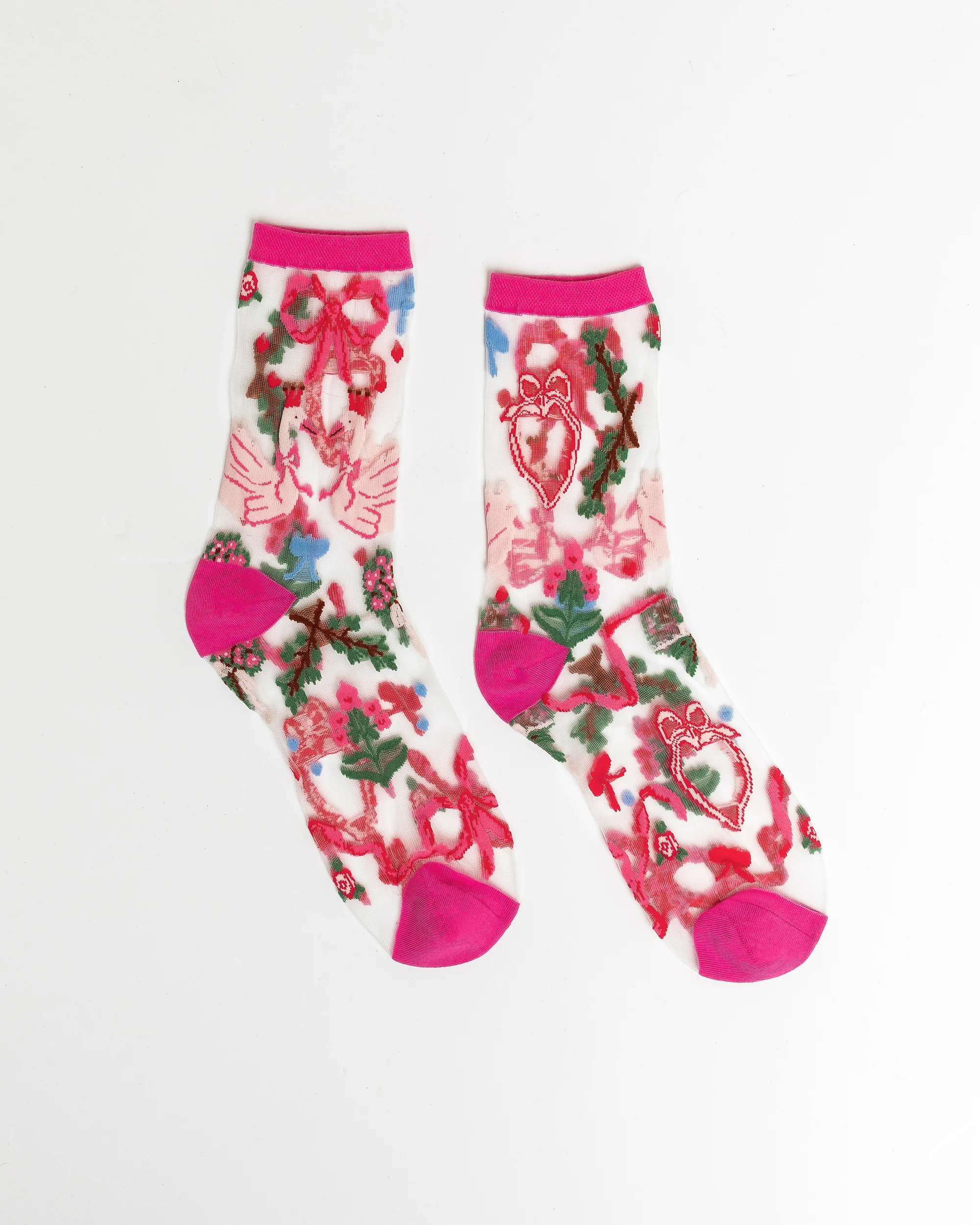 Balletcore Sheer Crew Sock - Image 2