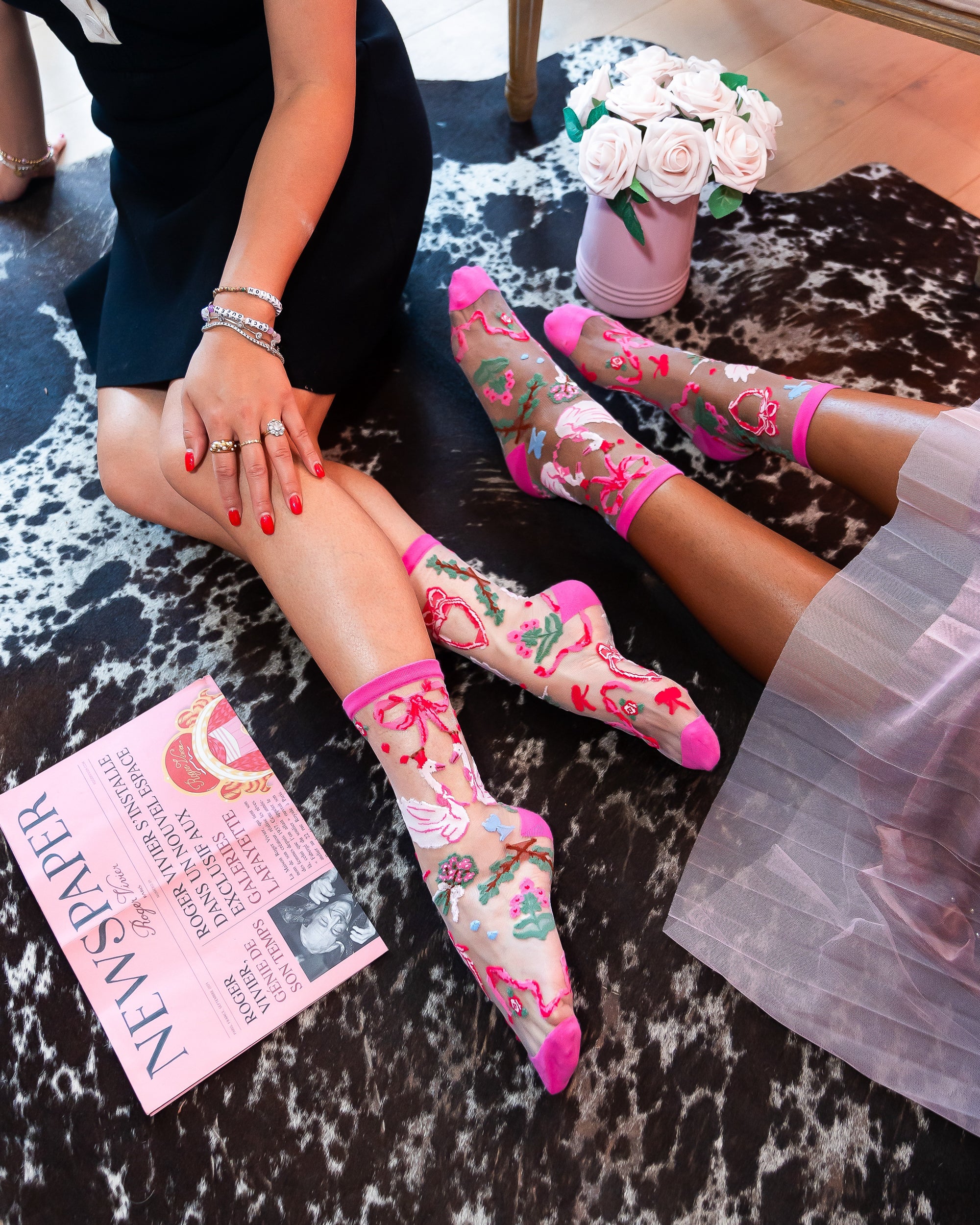 Balletcore Sheer Crew Sock - Image 8