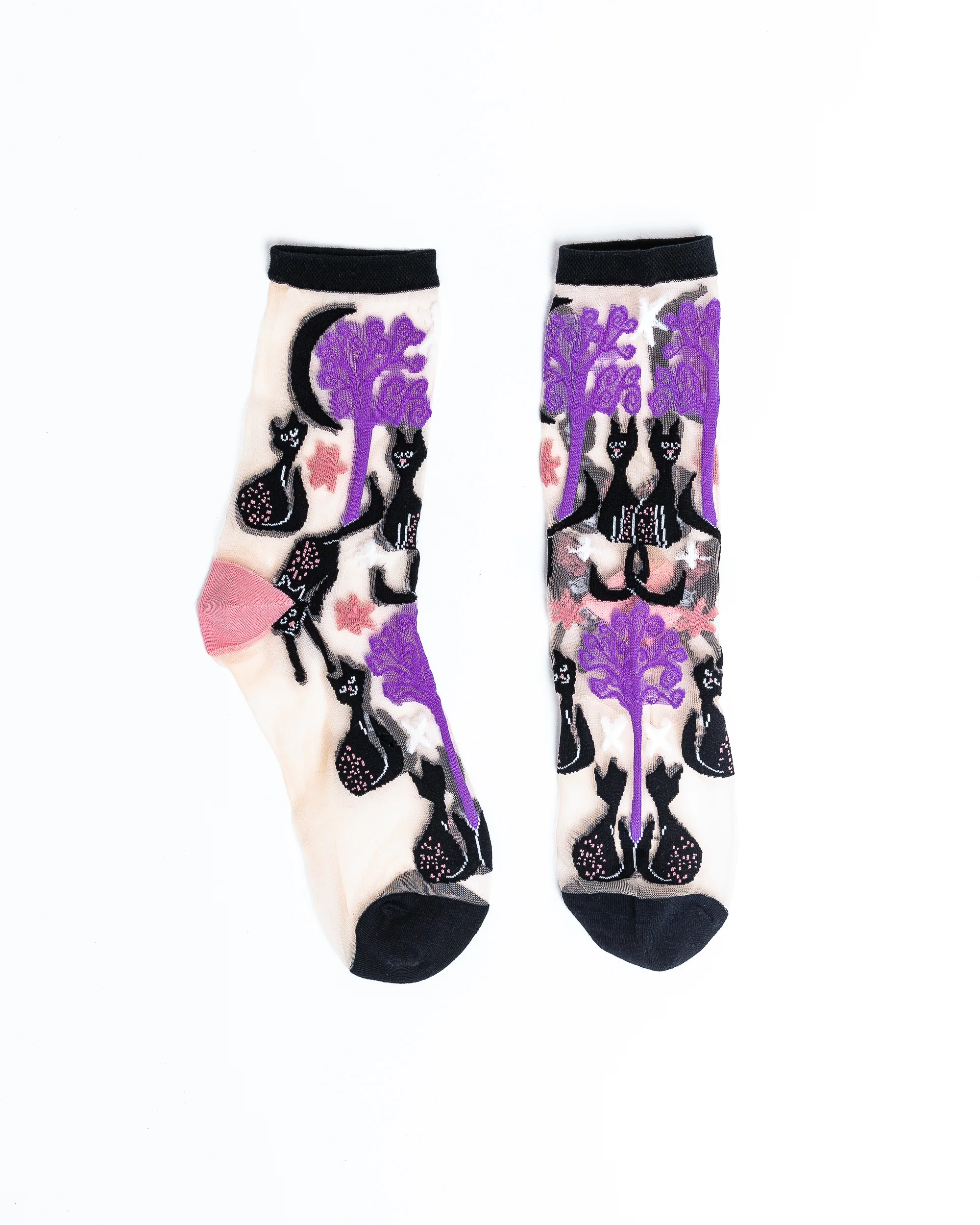 Cat Lovers Sheer Socks Bundle - Image 4