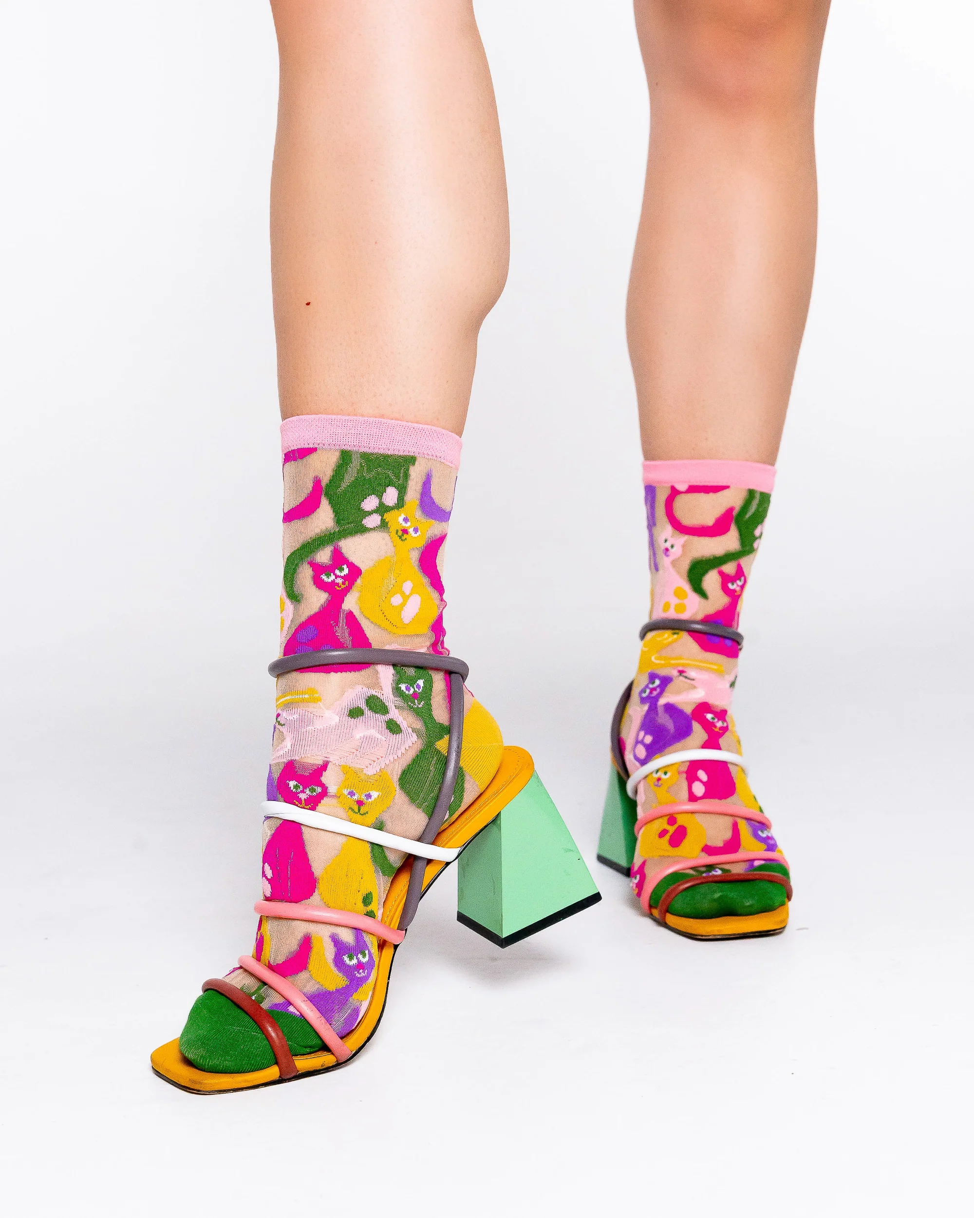 Cat Lovers Sheer Socks Bundle - Image 5