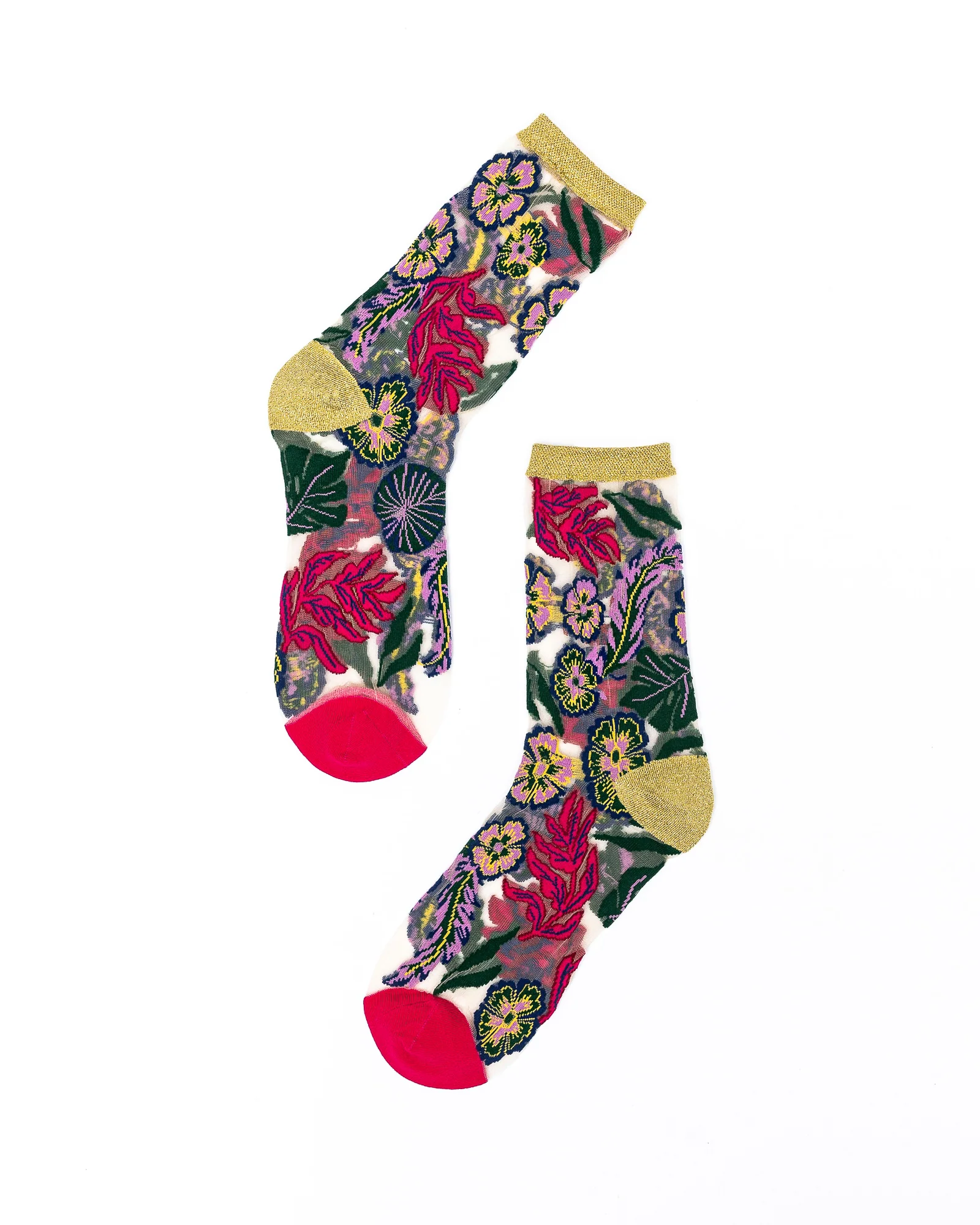 Fancy Floral Sheer Socks Bundle - Image 4
