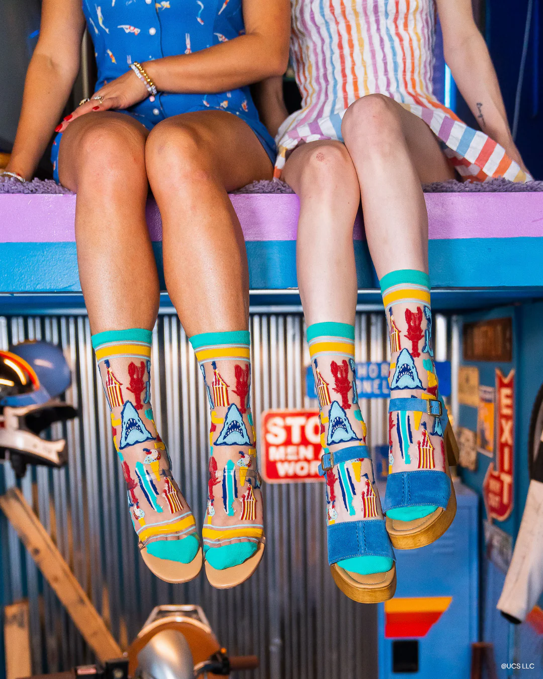 Animal Lovers Sheer Socks Bundle 1  🐇🦈 🐍 - Image 9