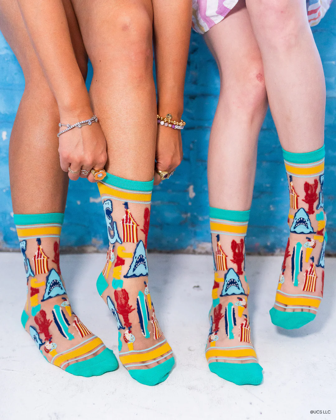Animal Lovers Sheer Socks Bundle 1  🐇🦈 🐍 - Image 6