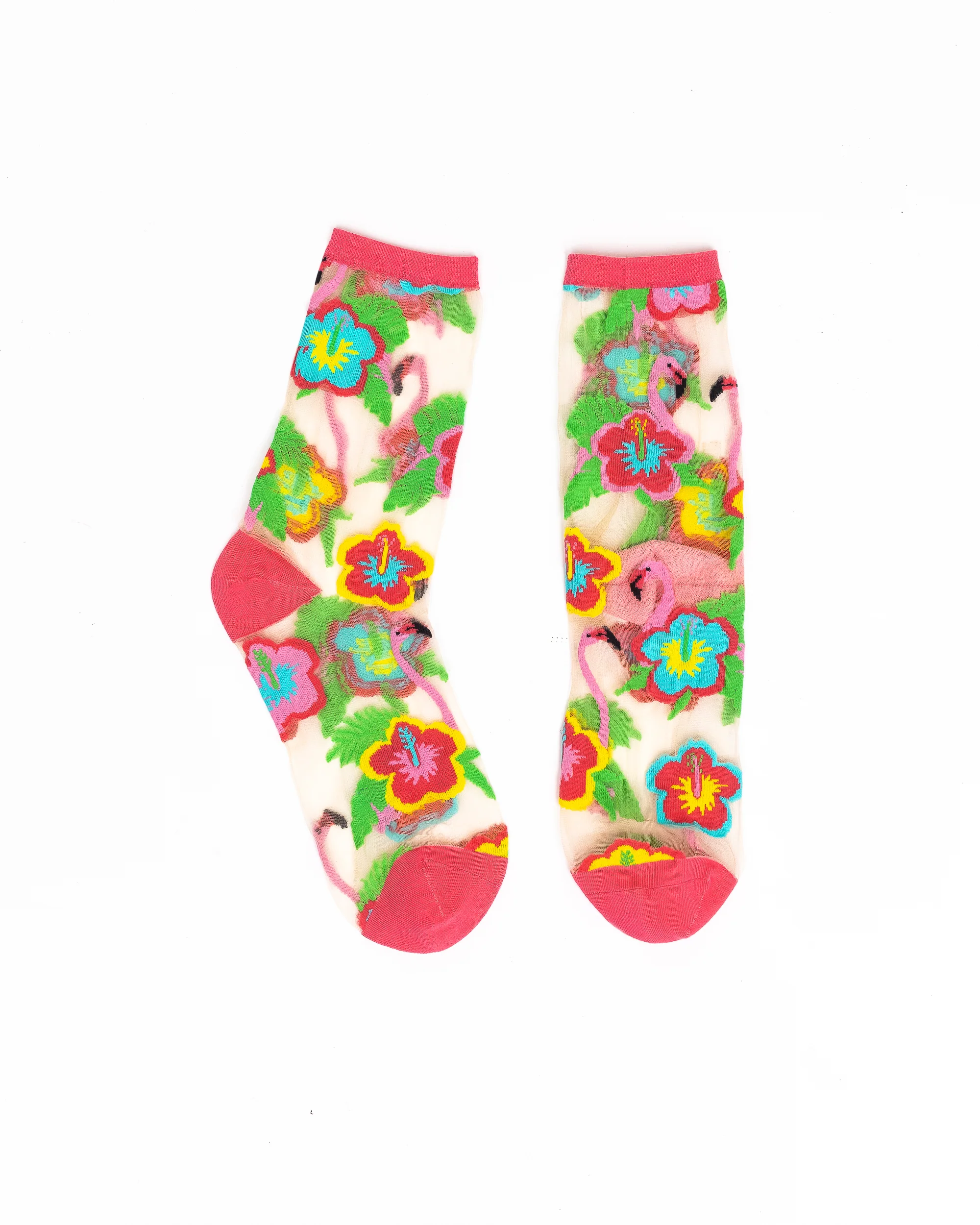 Ladybug & Flamingo Sheer Socks Bundle - Image 4
