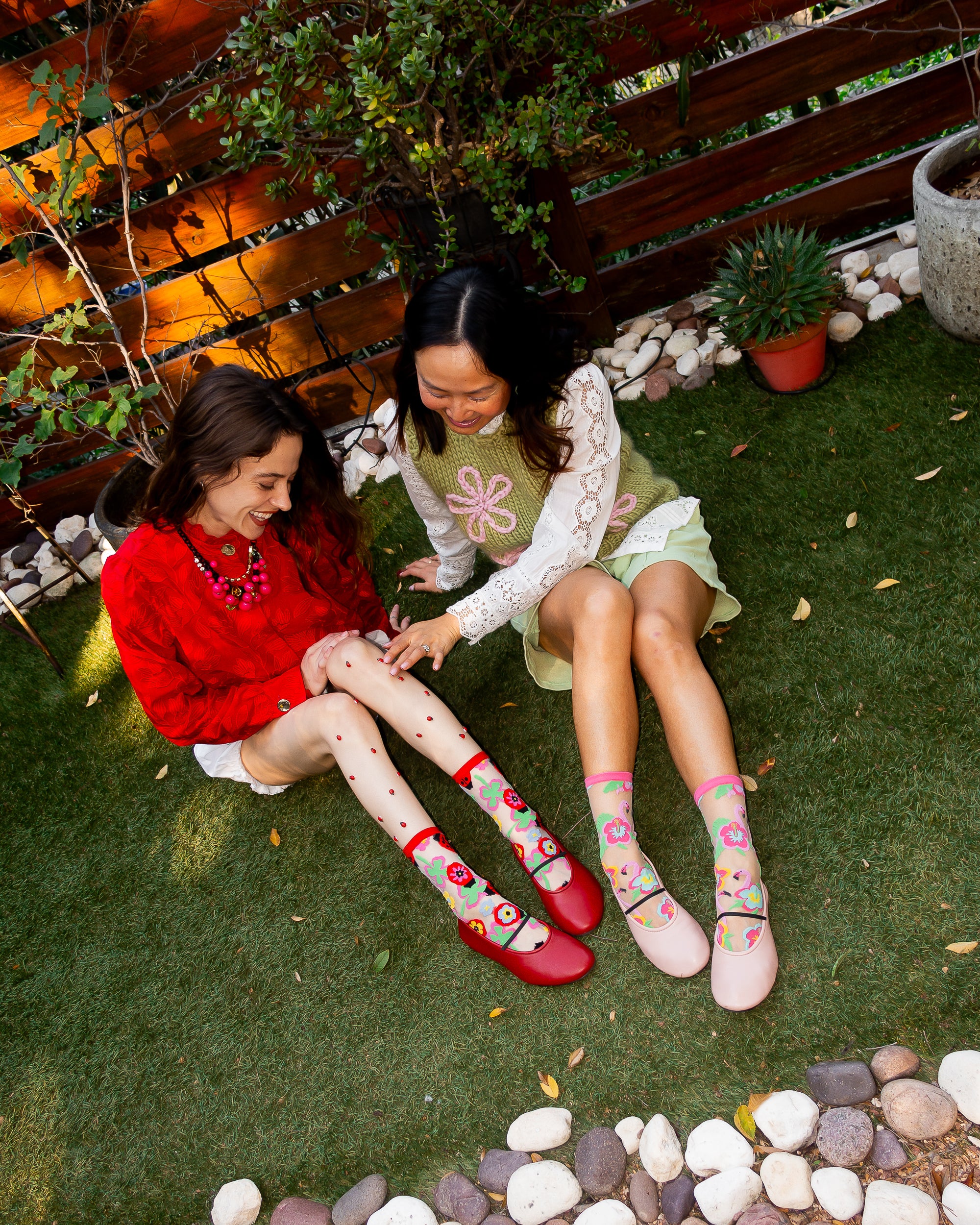 Ladybug & Flamingo Sheer Socks Bundle - Image 8