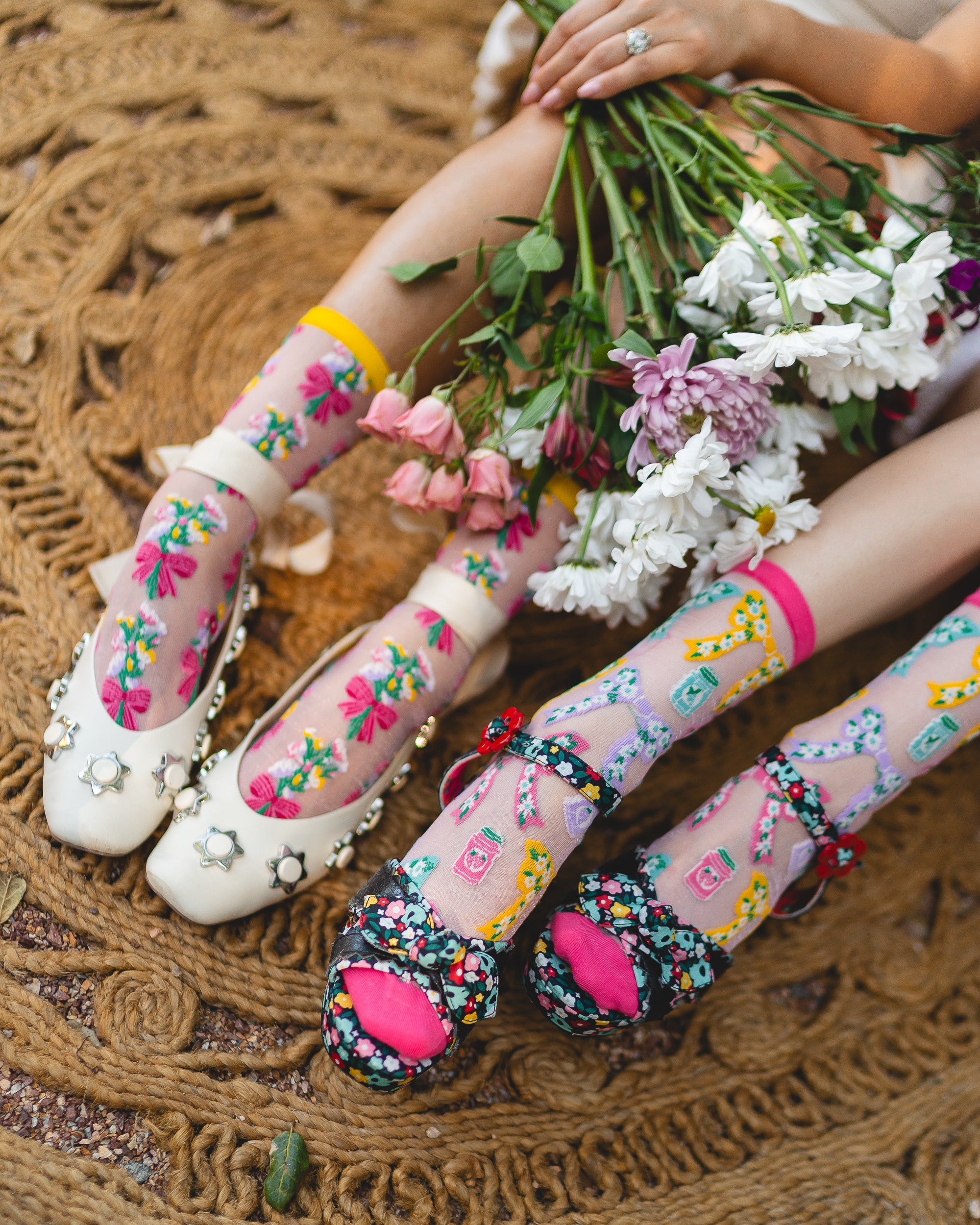 Petals & Preserves Shimmer Sheer Socks Bundle - Image 4