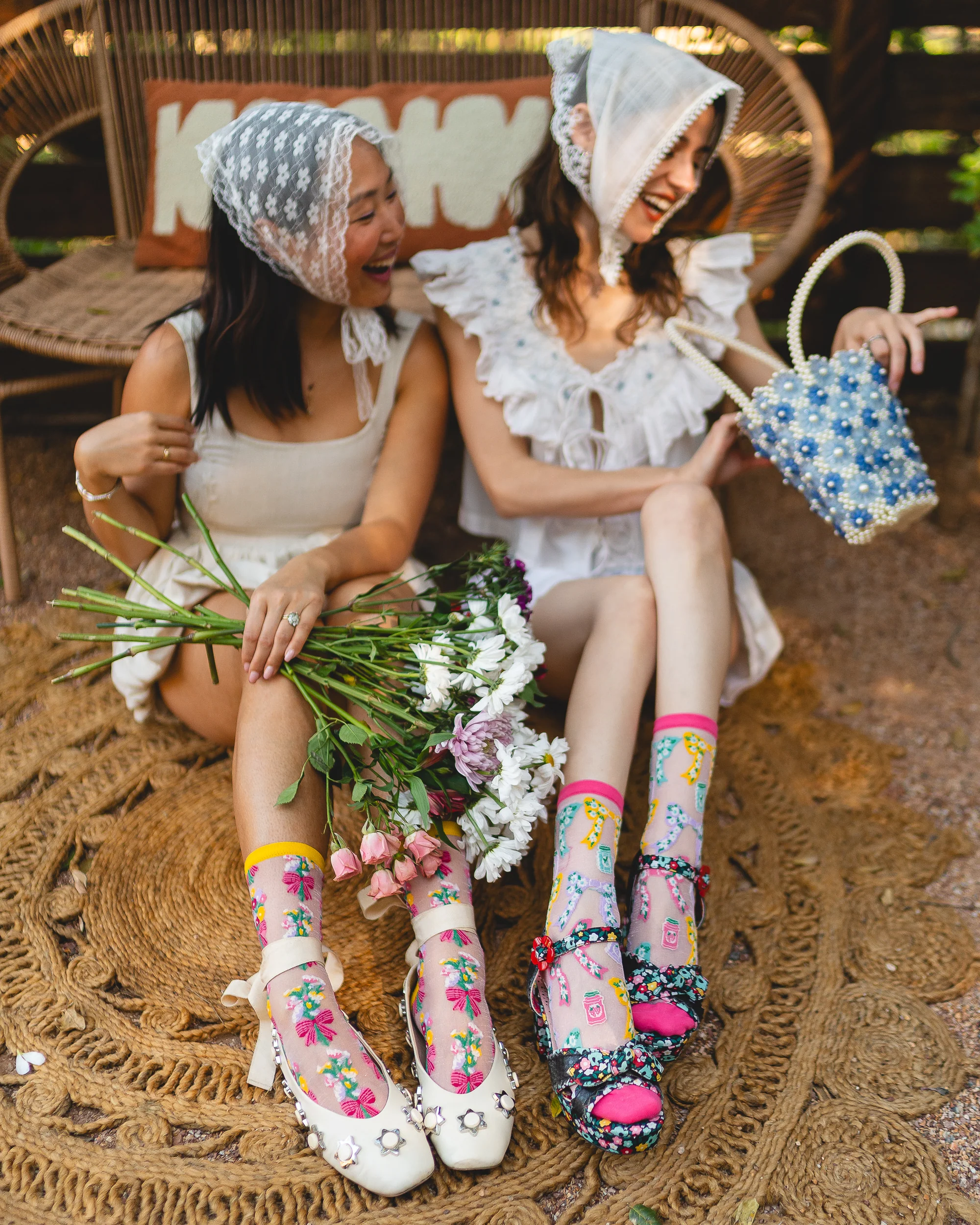 Petals & Preserves Shimmer Sheer Socks Bundle - Image 5