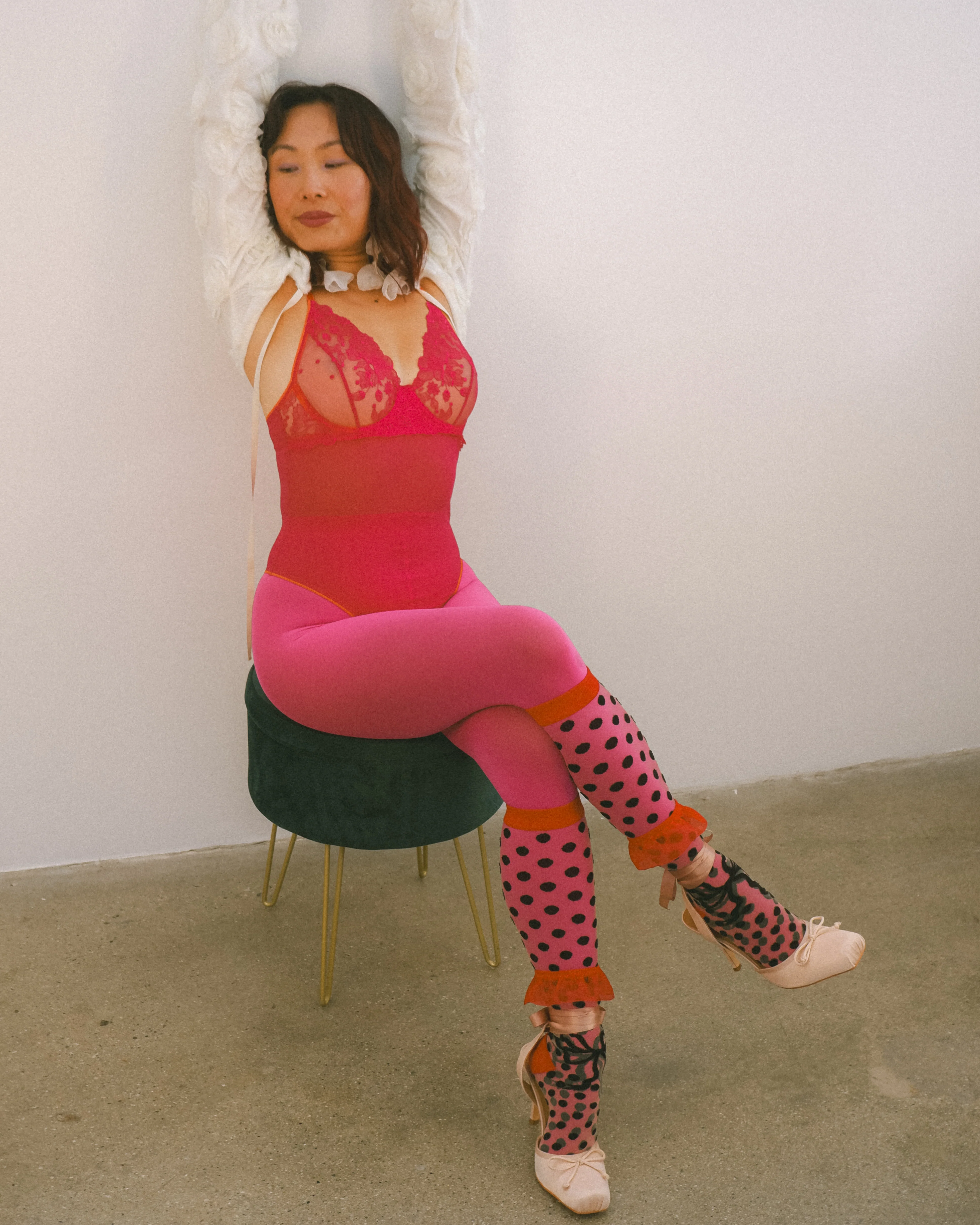 Polka Dot Bow Bundle 🎀 Socks + Knee Highs - Image 12