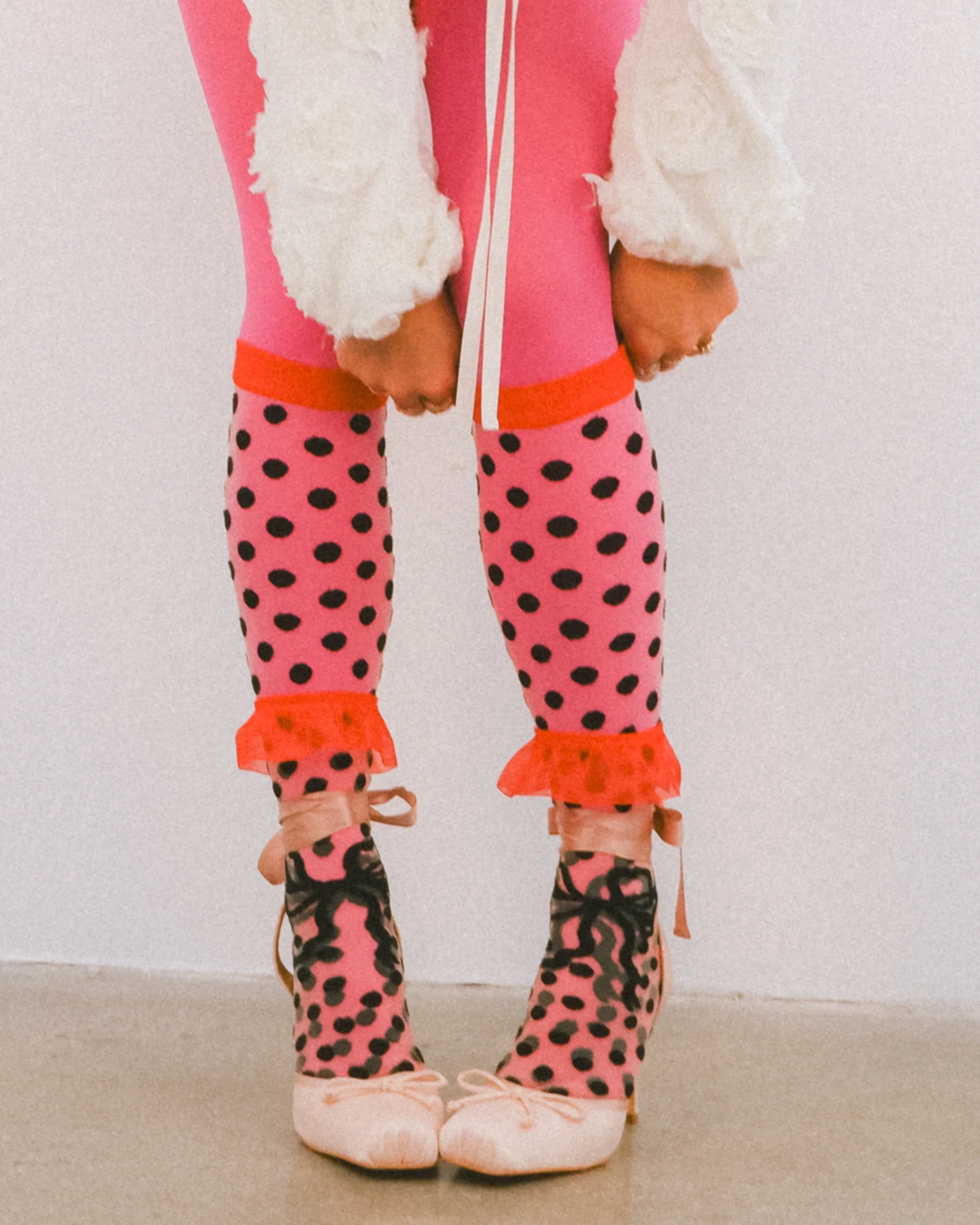 Polka Dot Bow Bundle 🎀 Socks + Knee Highs - Image 3