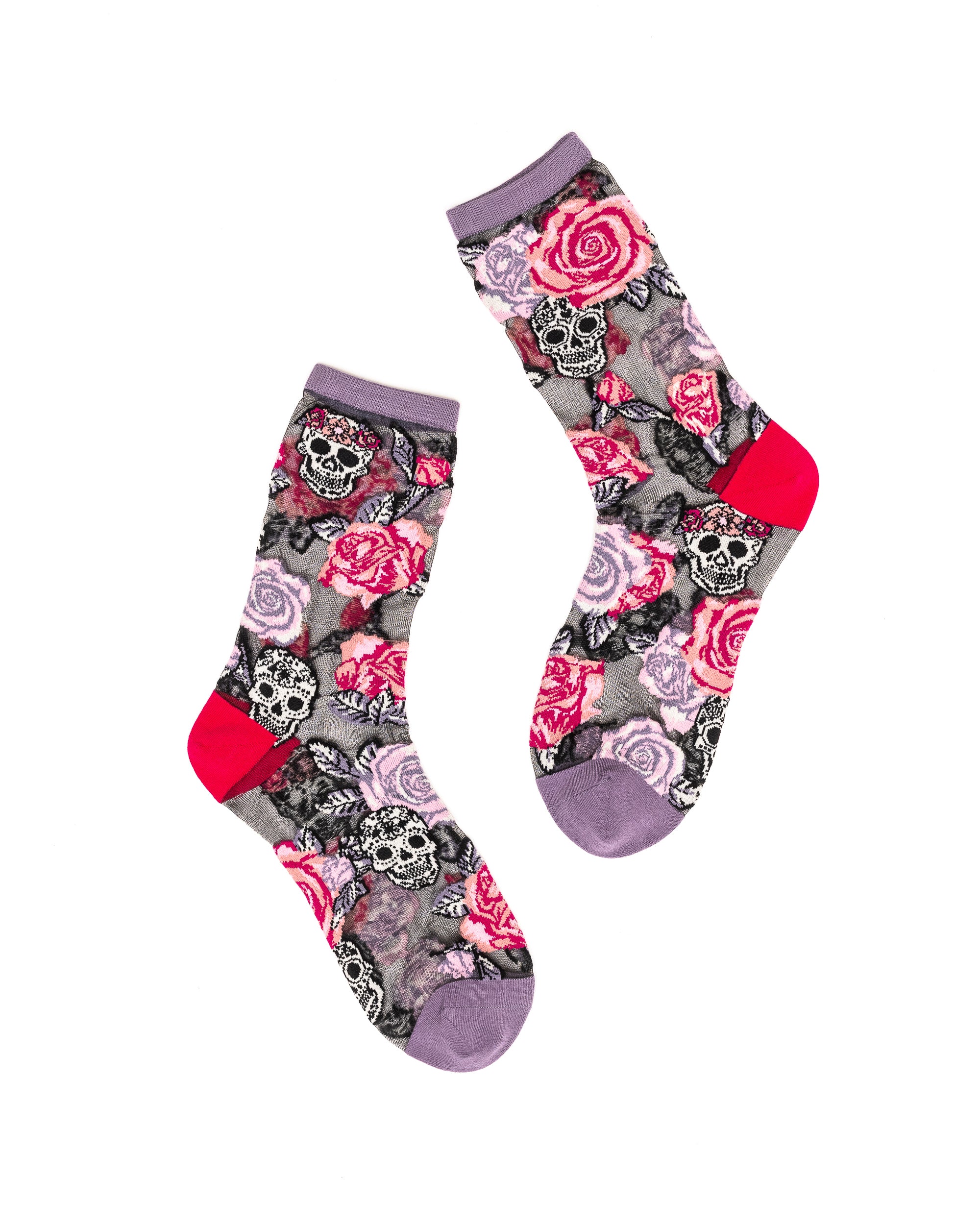 Midnight Blooms Black Sheer Socks Bundle - Image 5