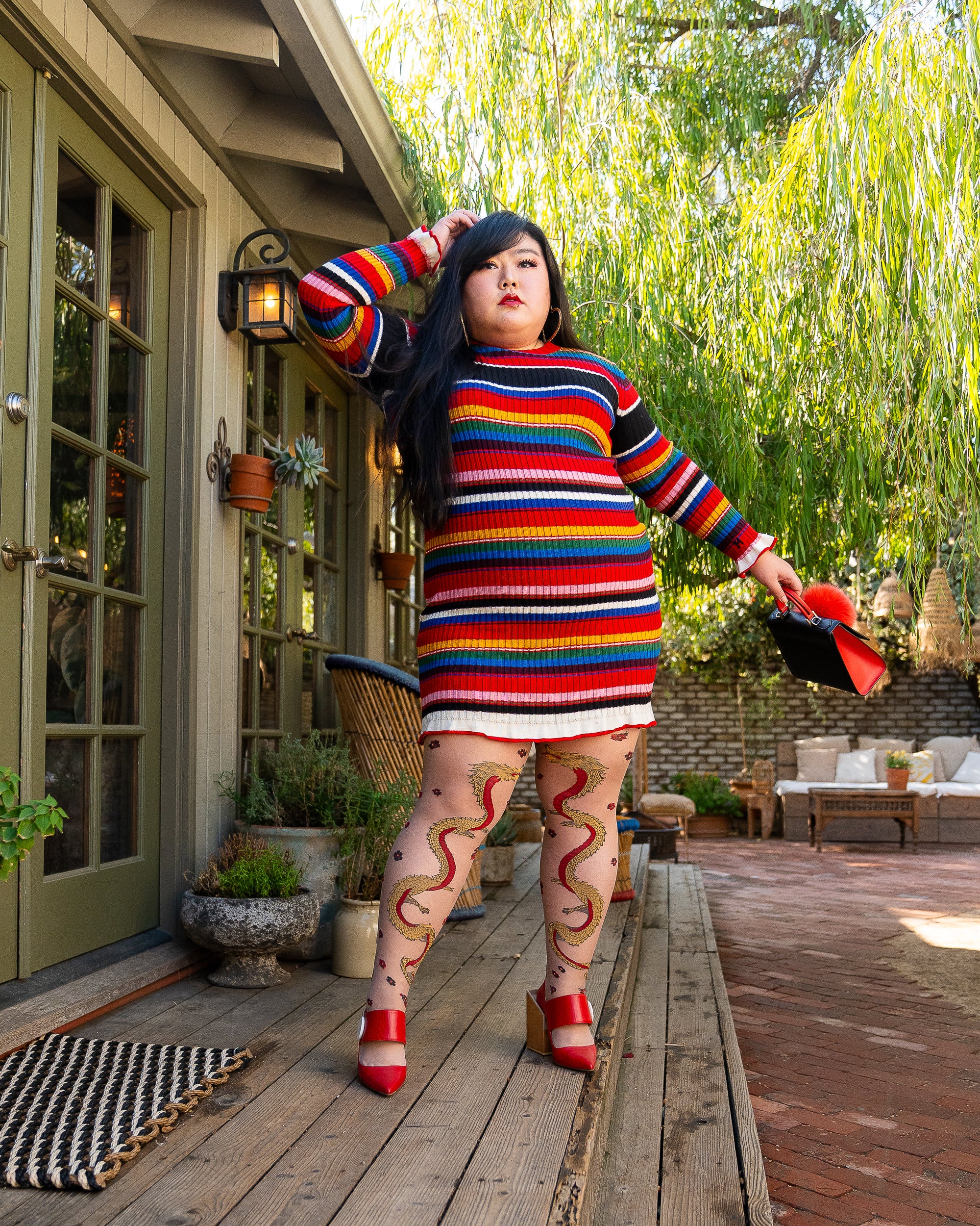 Year of the Dragon Sheer Tights - Image 8