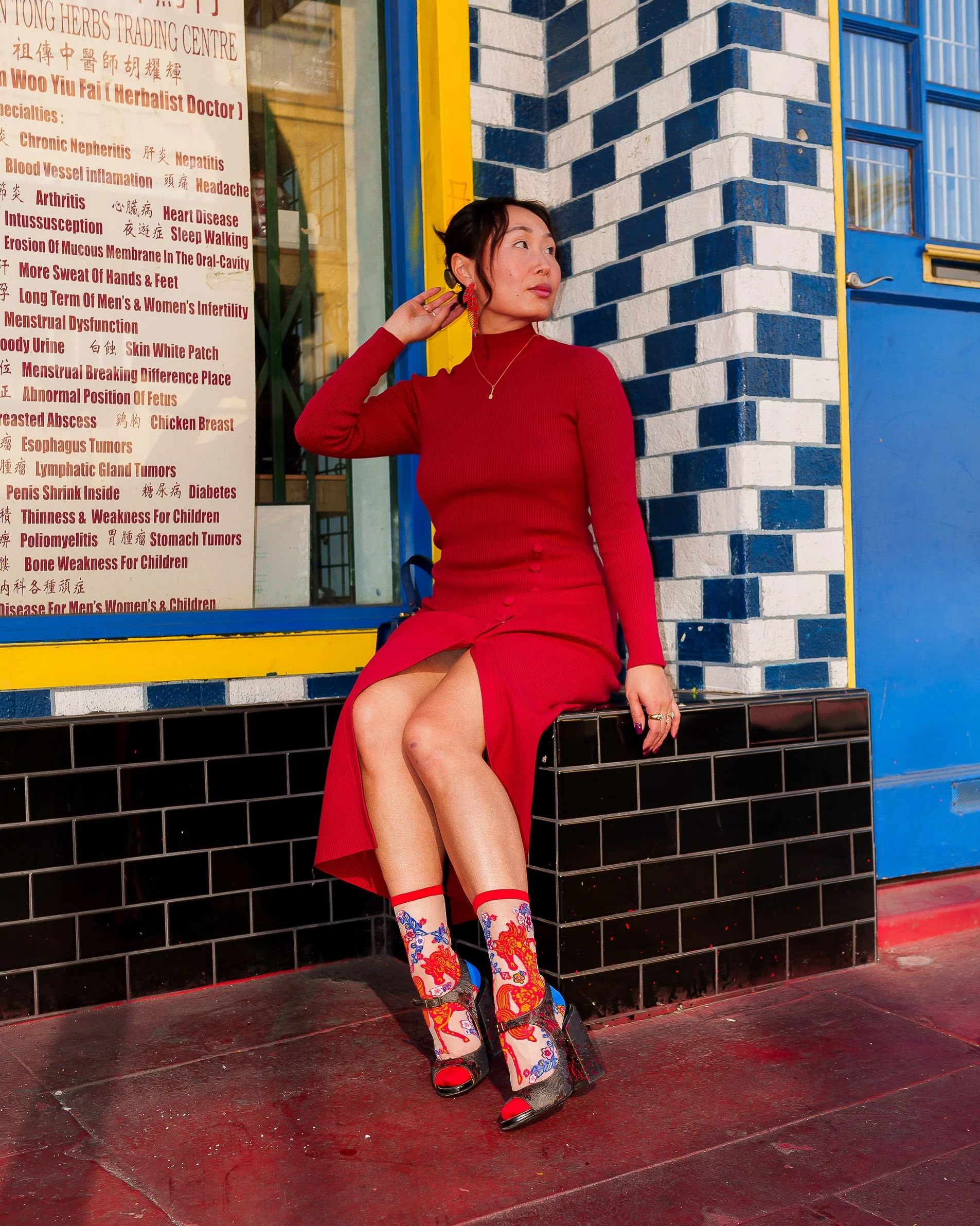 Year of the Horse Sheer Crew Sock - Image 12